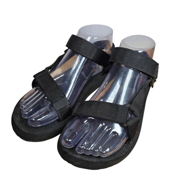 Teva Shoes - Teva Original Universal Womens Shoes Sandals Size 6 Solid Black Strappy